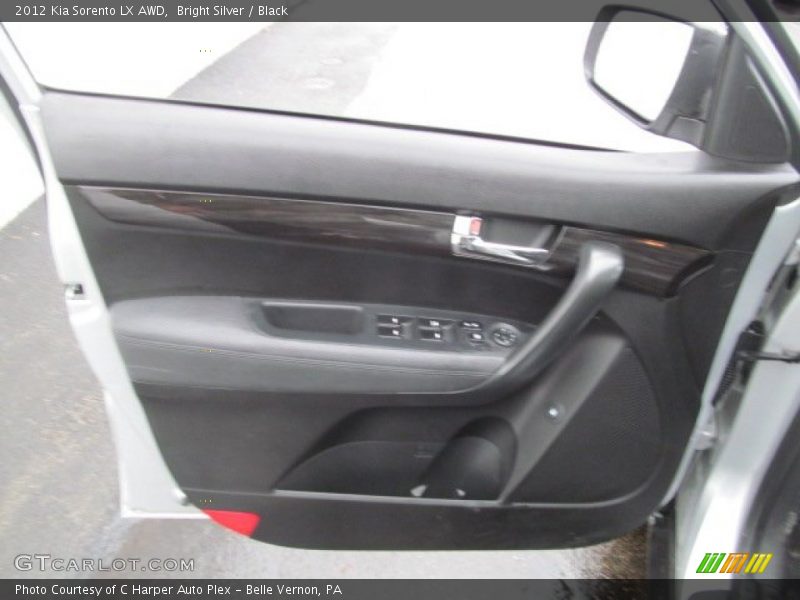 Bright Silver / Black 2012 Kia Sorento LX AWD