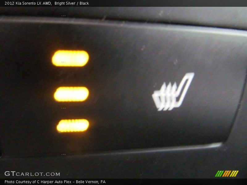 Bright Silver / Black 2012 Kia Sorento LX AWD