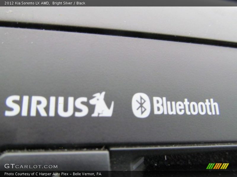 Bright Silver / Black 2012 Kia Sorento LX AWD