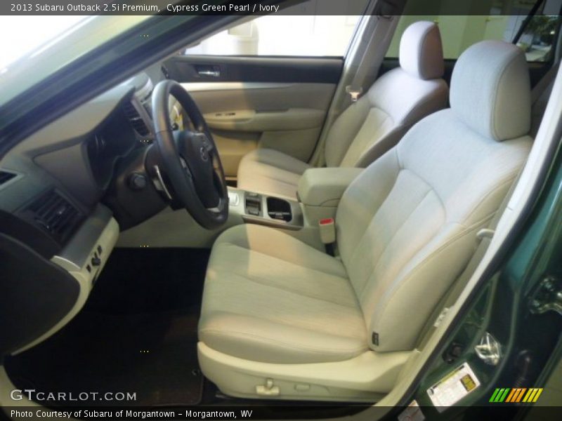 Cypress Green Pearl / Ivory 2013 Subaru Outback 2.5i Premium