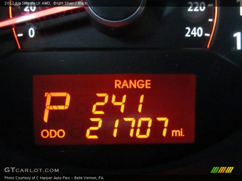 Bright Silver / Black 2012 Kia Sorento LX AWD