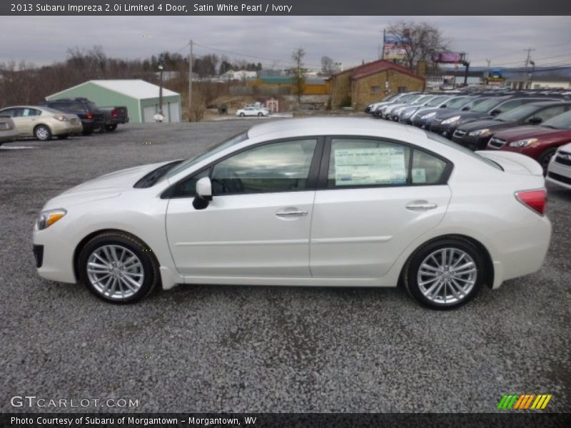  2013 Impreza 2.0i Limited 4 Door Satin White Pearl