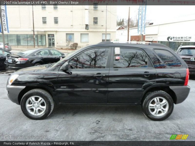  2007 Sportage LX V6 4WD Black Cherry