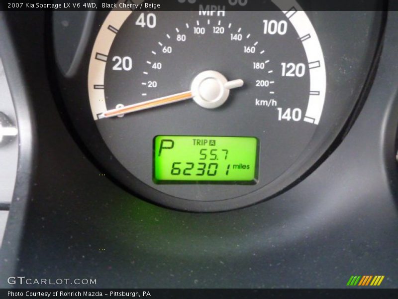 Black Cherry / Beige 2007 Kia Sportage LX V6 4WD