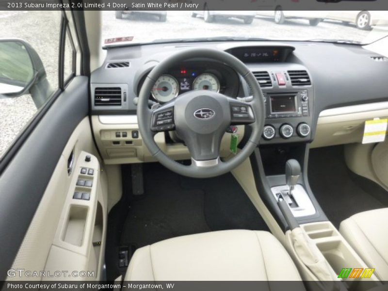 Dashboard of 2013 Impreza 2.0i Limited 4 Door