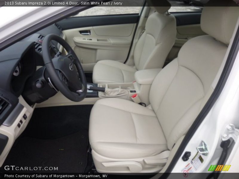  2013 Impreza 2.0i Limited 4 Door Ivory Interior
