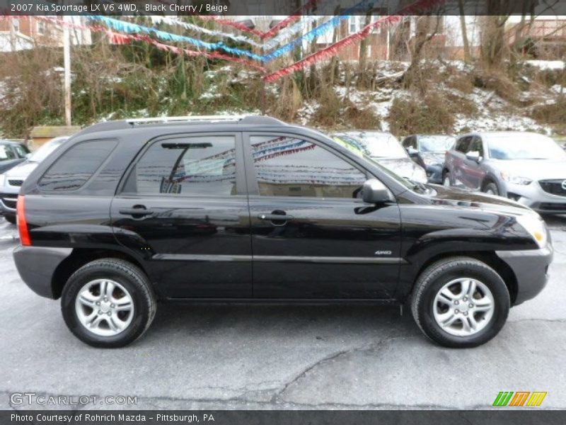 Black Cherry / Beige 2007 Kia Sportage LX V6 4WD