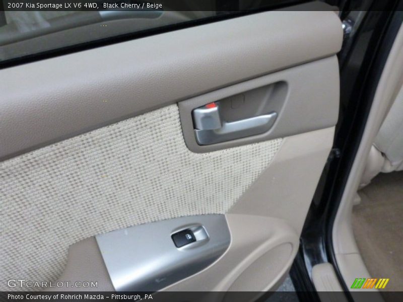 Black Cherry / Beige 2007 Kia Sportage LX V6 4WD