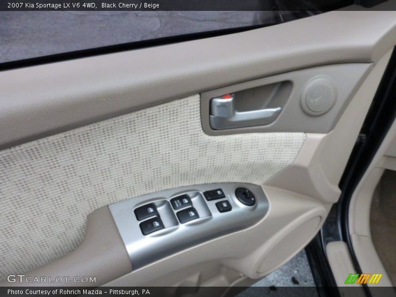 Black Cherry / Beige 2007 Kia Sportage LX V6 4WD
