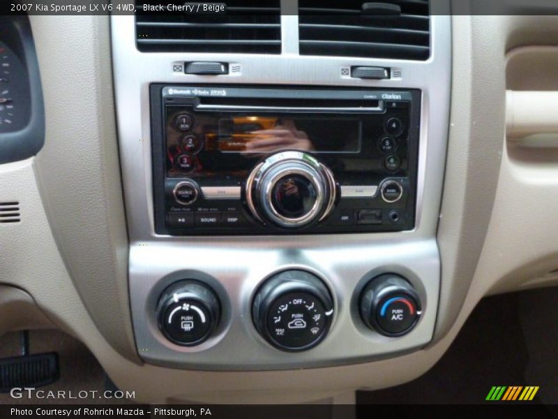 Controls of 2007 Sportage LX V6 4WD
