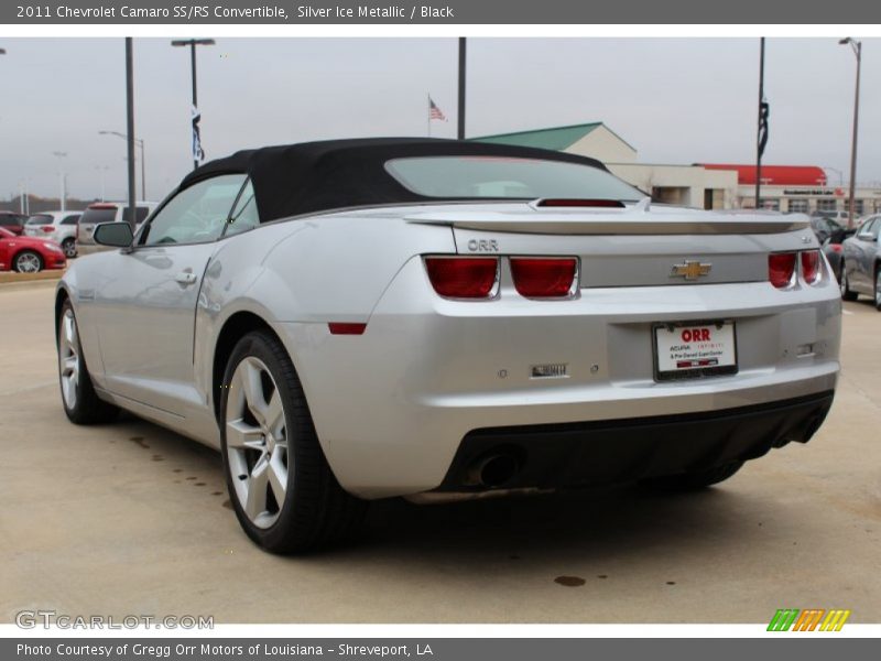 Silver Ice Metallic / Black 2011 Chevrolet Camaro SS/RS Convertible