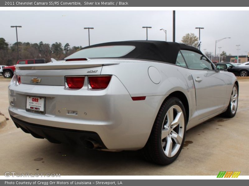 Silver Ice Metallic / Black 2011 Chevrolet Camaro SS/RS Convertible