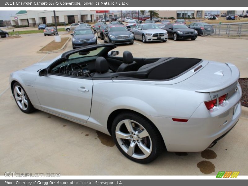 Silver Ice Metallic / Black 2011 Chevrolet Camaro SS/RS Convertible