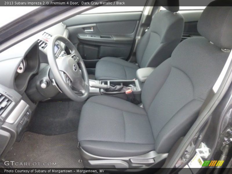 Front Seat of 2013 Impreza 2.0i Premium 4 Door