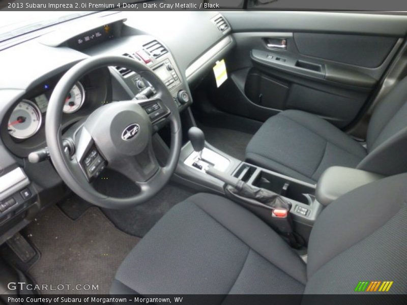 Black Interior - 2013 Impreza 2.0i Premium 4 Door 
