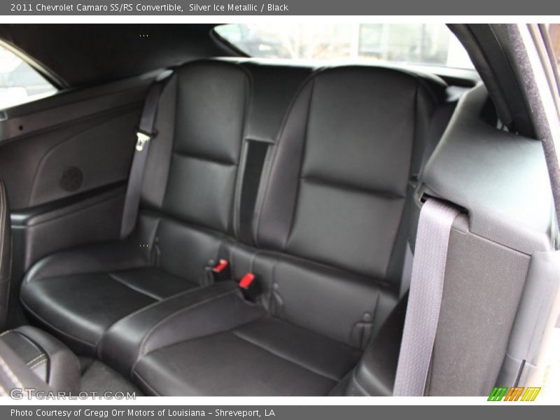 Rear Seat of 2011 Camaro SS/RS Convertible