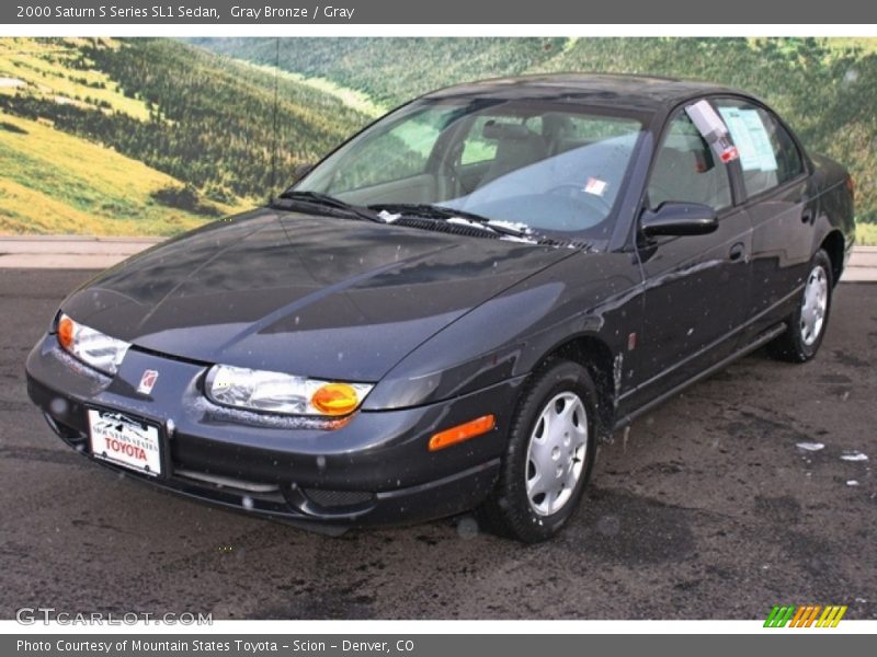Gray Bronze / Gray 2000 Saturn S Series SL1 Sedan