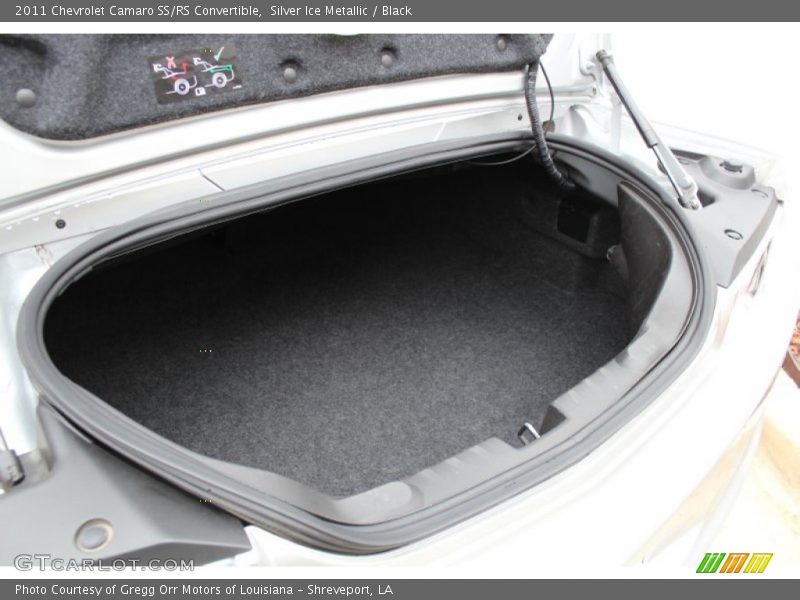  2011 Camaro SS/RS Convertible Trunk
