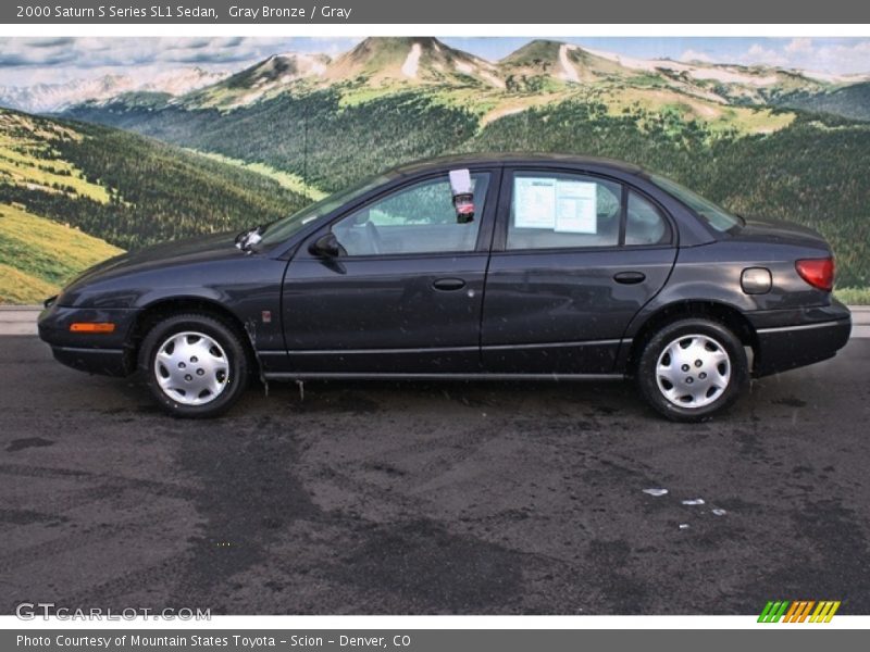 Gray Bronze / Gray 2000 Saturn S Series SL1 Sedan
