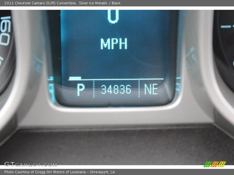 Silver Ice Metallic / Black 2011 Chevrolet Camaro SS/RS Convertible