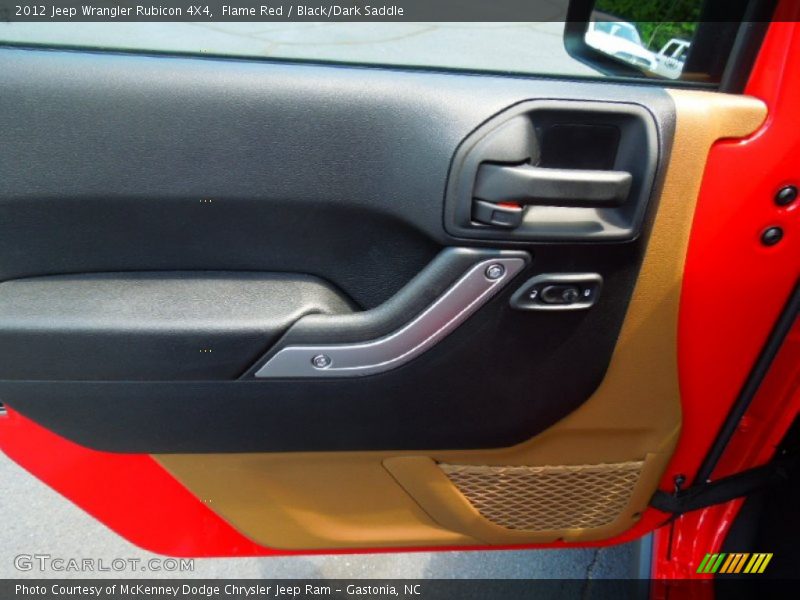 Flame Red / Black/Dark Saddle 2012 Jeep Wrangler Rubicon 4X4