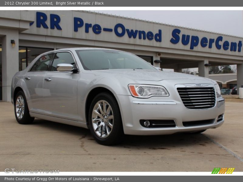 Bright Silver Metallic / Black 2012 Chrysler 300 Limited