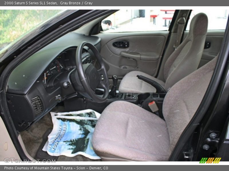 Gray Bronze / Gray 2000 Saturn S Series SL1 Sedan