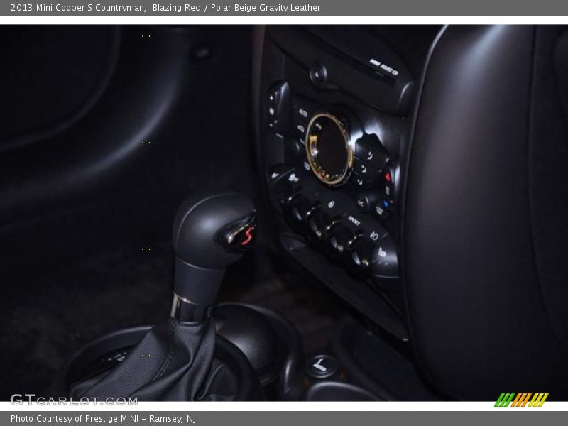 Blazing Red / Polar Beige Gravity Leather 2013 Mini Cooper S Countryman