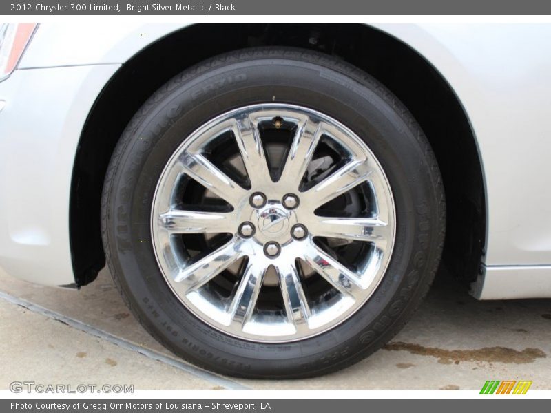 Bright Silver Metallic / Black 2012 Chrysler 300 Limited