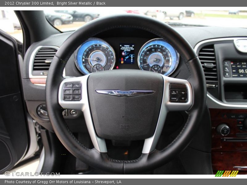 Bright Silver Metallic / Black 2012 Chrysler 300 Limited