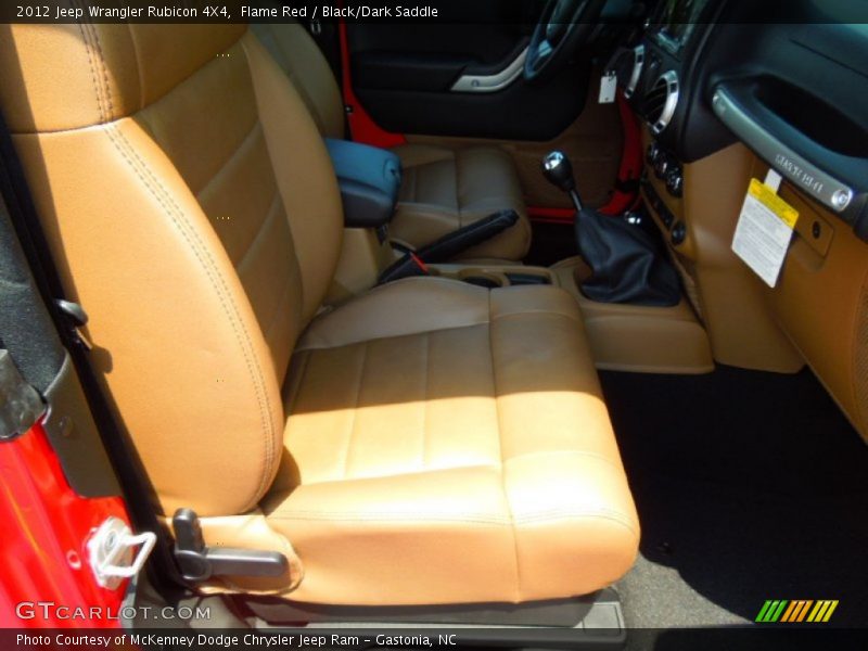 Flame Red / Black/Dark Saddle 2012 Jeep Wrangler Rubicon 4X4