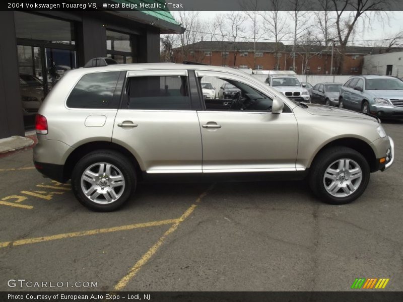 Wheat Beige Metallic / Teak 2004 Volkswagen Touareg V8