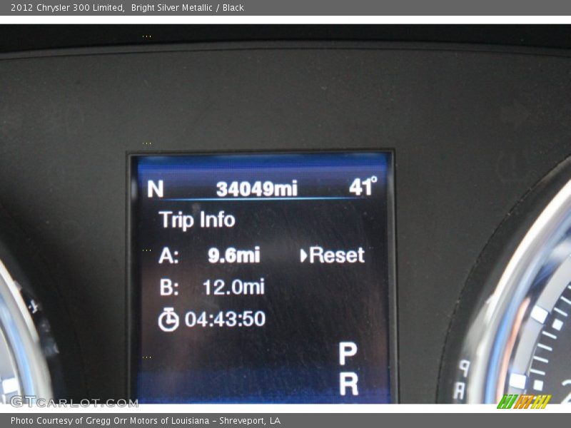 Bright Silver Metallic / Black 2012 Chrysler 300 Limited