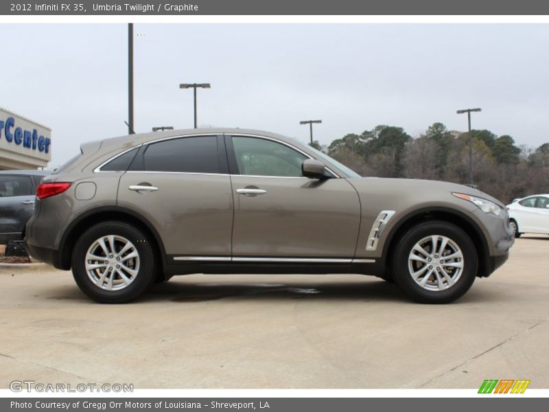 Umbria Twilight / Graphite 2012 Infiniti FX 35