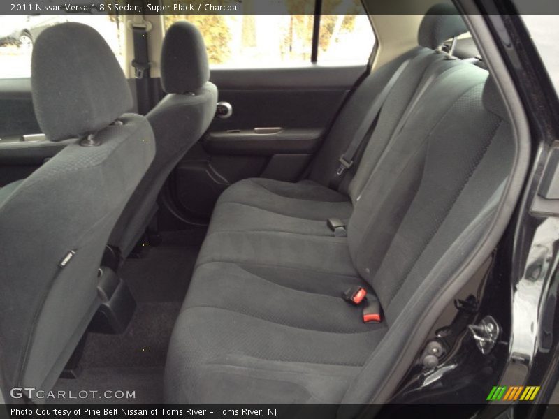 Super Black / Charcoal 2011 Nissan Versa 1.8 S Sedan