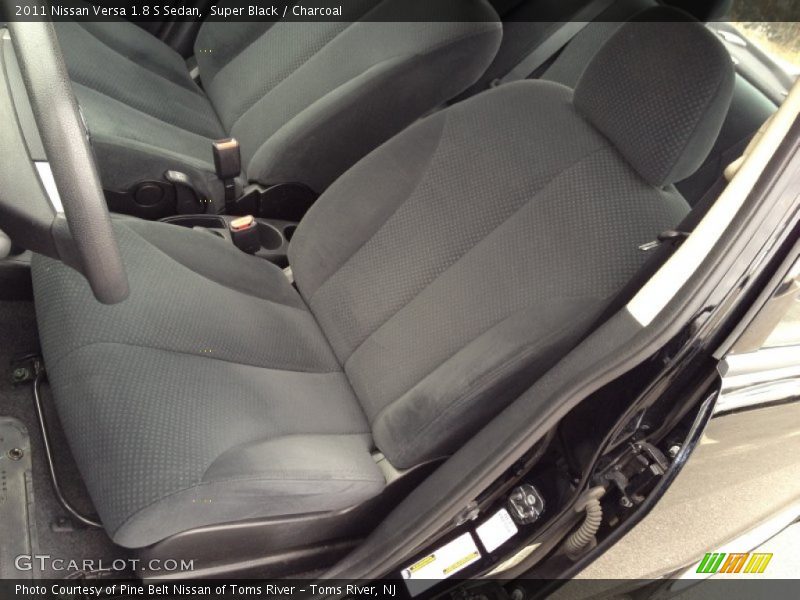 Super Black / Charcoal 2011 Nissan Versa 1.8 S Sedan