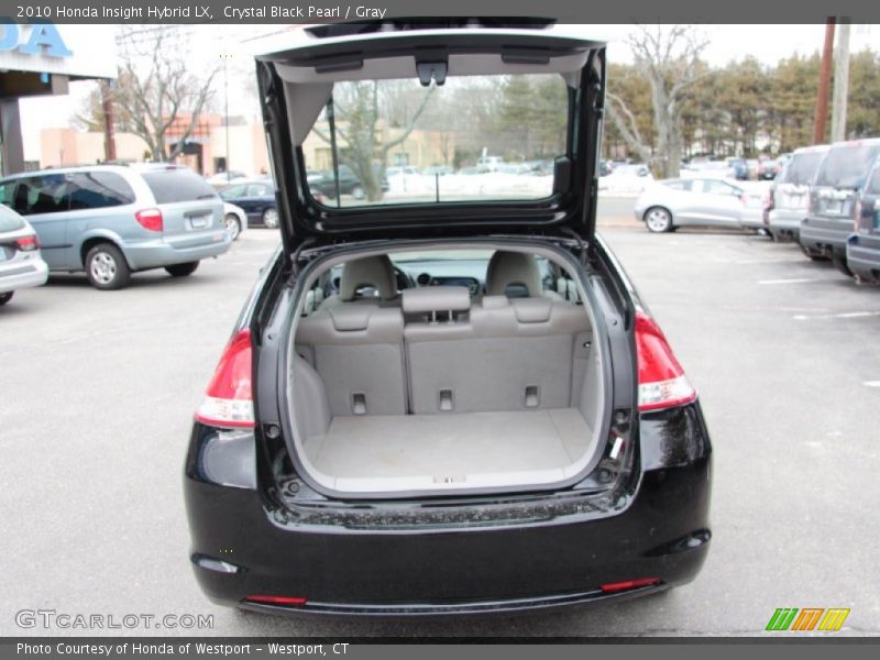 Crystal Black Pearl / Gray 2010 Honda Insight Hybrid LX