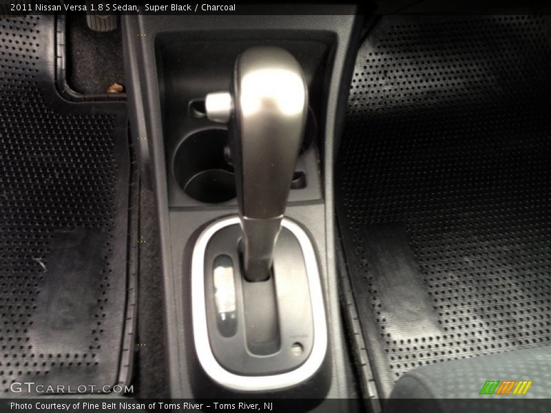 Super Black / Charcoal 2011 Nissan Versa 1.8 S Sedan