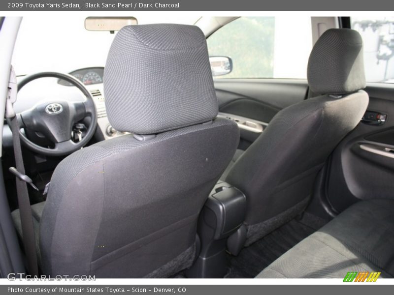 Black Sand Pearl / Dark Charcoal 2009 Toyota Yaris Sedan