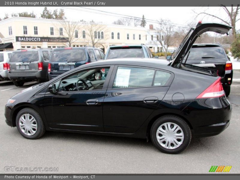 Crystal Black Pearl / Gray 2010 Honda Insight Hybrid LX