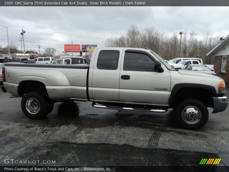 Silver Birch Metallic / Dark Pewter 2005 GMC Sierra 3500 Extended Cab 4x4 Dually