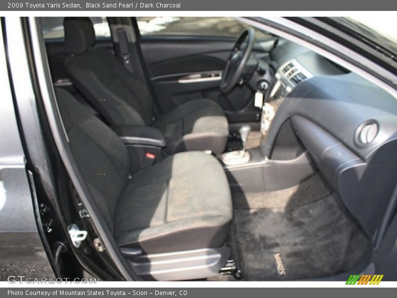 Black Sand Pearl / Dark Charcoal 2009 Toyota Yaris Sedan