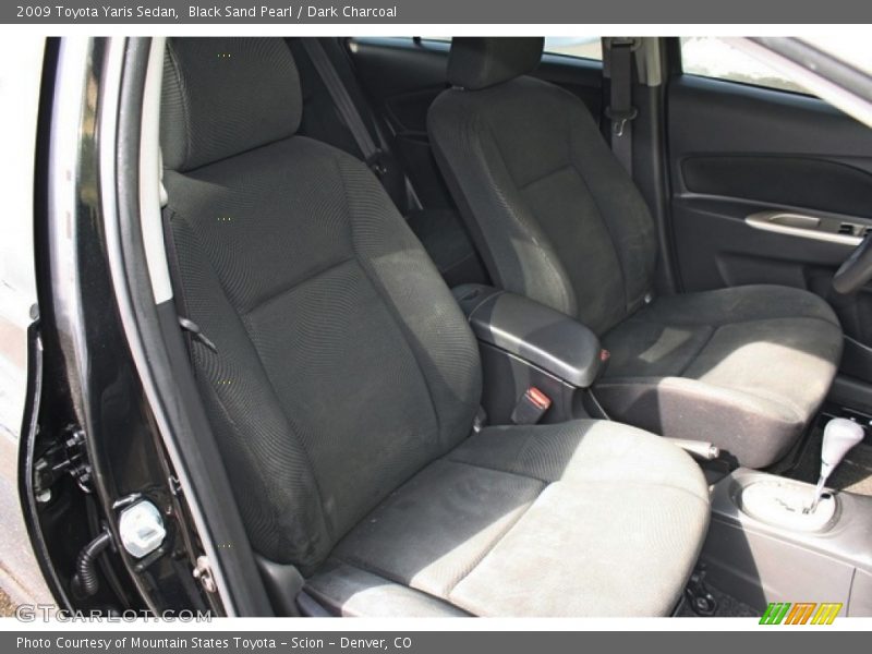 Black Sand Pearl / Dark Charcoal 2009 Toyota Yaris Sedan