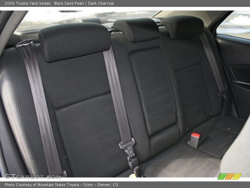 Black Sand Pearl / Dark Charcoal 2009 Toyota Yaris Sedan