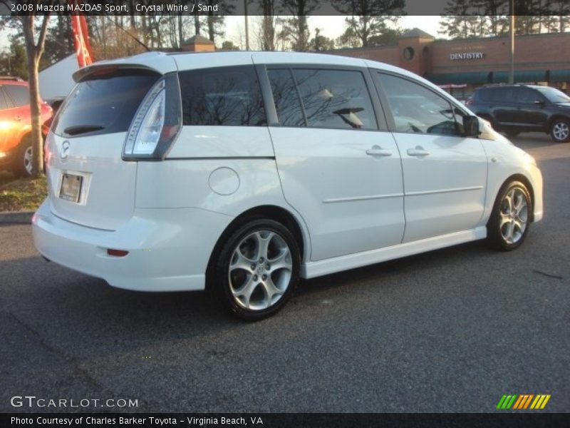 Crystal White / Sand 2008 Mazda MAZDA5 Sport