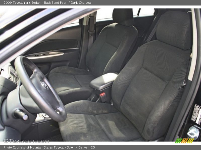 Black Sand Pearl / Dark Charcoal 2009 Toyota Yaris Sedan