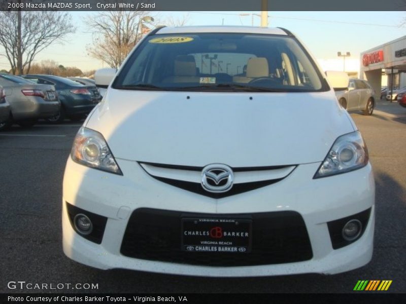 Crystal White / Sand 2008 Mazda MAZDA5 Sport