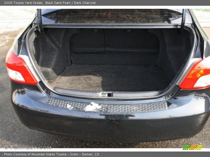 Black Sand Pearl / Dark Charcoal 2009 Toyota Yaris Sedan