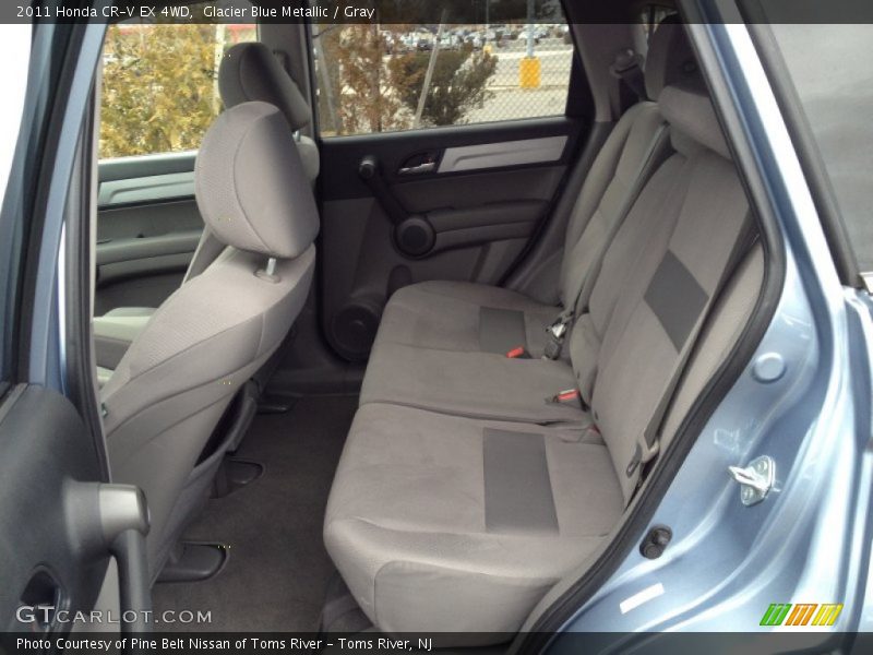 Glacier Blue Metallic / Gray 2011 Honda CR-V EX 4WD