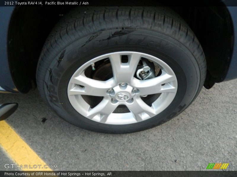 Pacific Blue Metallic / Ash 2012 Toyota RAV4 I4